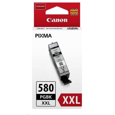 Canon CARTRIDGE PGI-580XXL pigmentová černá pro PIXMA TS615x, TS625x, TS635x, TR7550, TS815x (600 str.)