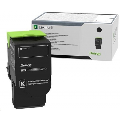 Lexmark černý Ultra high capacity toner C250U10 pro C2535dw, MC2535adwe a MC2640adwe - 8 000 str