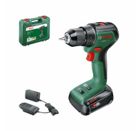 BOSCH UniversalDrill 18V-60 akumulátorový vrtací šroubovák, 60 Nm, 13mm rychloupínací sklíčidlo, 1x akumulátor PBA 18V 2