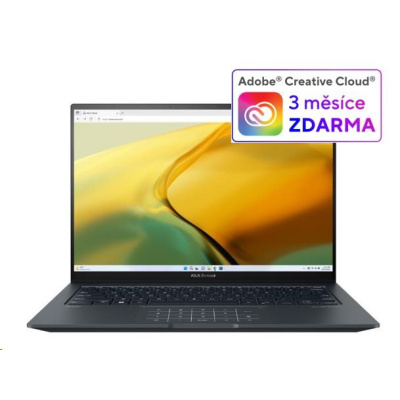 ASUS NTB Zenbook 14X OLED (UX3404VC-M9170W), i5-13500H,14.5" 2.8K(2880 x 1800),16GB,1TB SSD,NVIDIA RTX3050,W11H,Grey