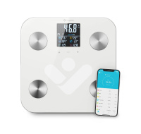 BAZAR - TrueLife FitScale W7 BT - Bioelektrická impedanční bluetooth váha - bílá - Rozbaleno (Komplet)