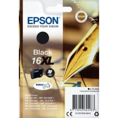 EPSON ink čer Singlepack "Pero" Black 16XL DURABrite Ultra Ink