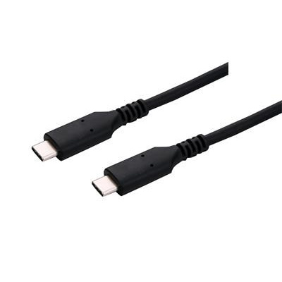 C-TECH kabel USB 4.0, Type-C (CM/CM), PD 100W, 40Gbps, 1m, černý