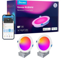 Govee Podhledové 12cm LED světlo RGBWW Smart 850lm - 2 ks