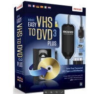 Roxio Easy VHS to DVD 3 Plus BOX - jazyk EN/FR/DE/ES/IT/NL