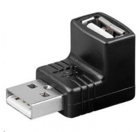 PremiumCord USB redukce A-A, Male/Female 90°