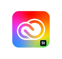 Adobe Creative Cloud for teams All Apps with Adobe Stock MP ENG COM NEW 1 User, 1 Month, Level 2, 10-49 Lic