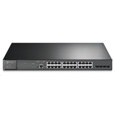 BAZAR - TP-Link OMADA JetStream switch TL-SG3428MP (24xGbE, 4xSFP, 24x PoE+ 384W, 2xConsole) - poškozený obal