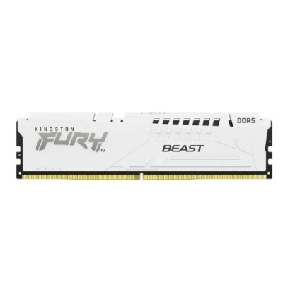 KINGSTON DIMM DDR5 64GB (Kit of 4) 5200MT/s CL40 FURY Beast White XMP